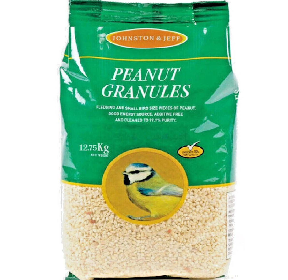 J&J PEANUT GRANULES 1kg, 12.75kg : Wild Aviary Bird Food Chopped Nuts Feed Nibs