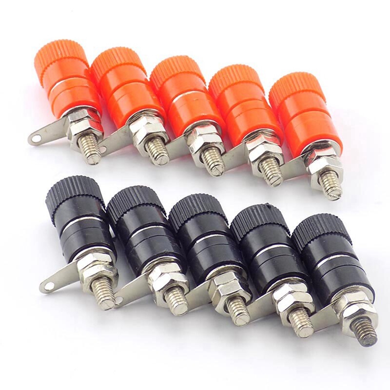 Banana Plugs Socket Connector Nickel Plated Binding Post Banana
