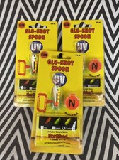 Northland Fishing Tackle Glo Shot Spoon 1/16oz UV-Glo Electric Perch (Lot of 3)