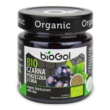 BLACKCURRANT MOUSSE WITH CHIA ORGANIC 200 g - BIOGOL