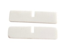 (2/Pk) ACE GLASS PTFE Paddle Style Replacement Blades 102mm Fits 19mm Agitator