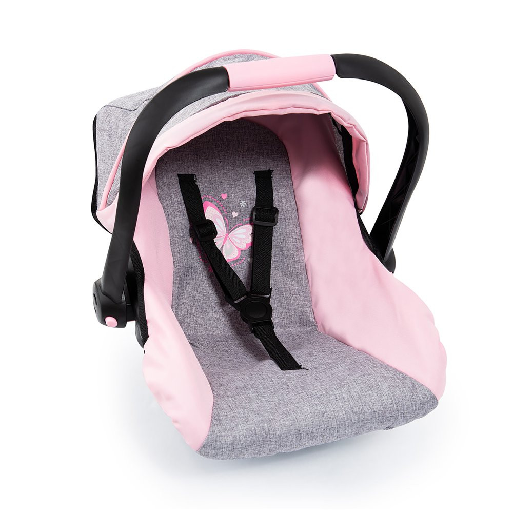 Design Baby Doll Deluxe Car Seat with Canopy, Doll Accessories