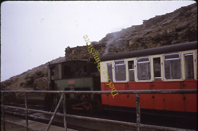 Snowdon Mountain Railway 1970s 35mm Slide Kodachrome Gwynedd Wales Train Engine