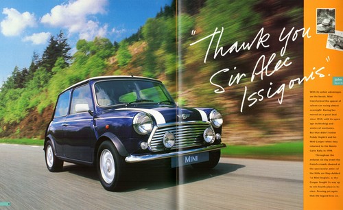 Rover Mini 1996-1999 UK Market Sales Brochure 1.3i & 1.3i Cooper - Picture 3 of 5