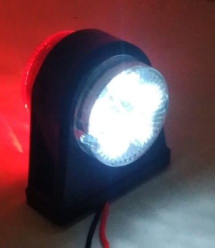 2 X 4 LED SMD Lato Gomma Luce Luci di Ingombro Rimorchio Camion Autocarro 24V - Bild 3 von 3