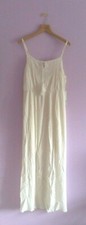 Marlow Maxi Dress L NWT Lace Detail Off White Lovely Sundress Sleeveless Boho 