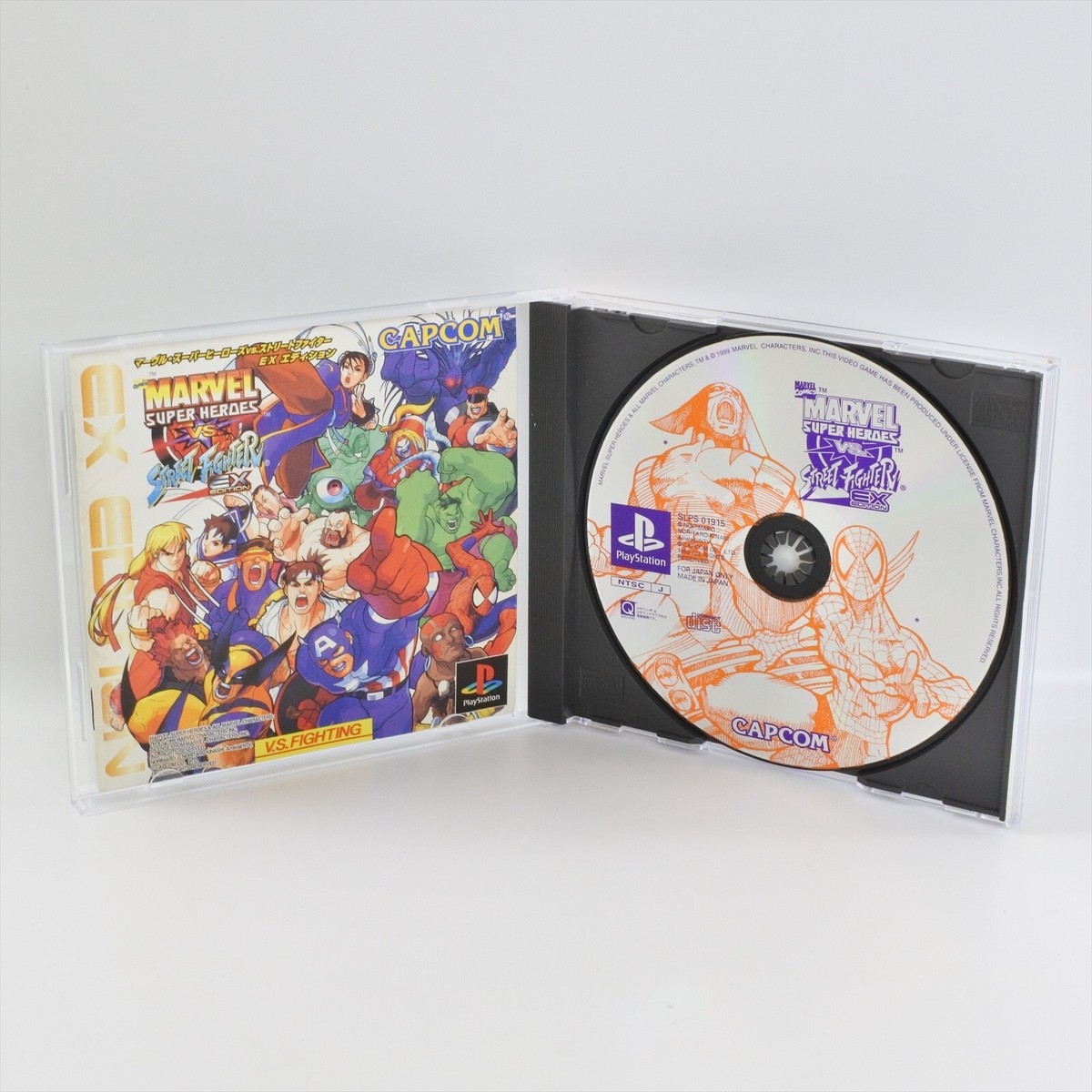 MARVEL SUPER HEROES VS STREET FIGHTER EX PS1 Playstation For