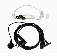 2 Pin Hands Free Earpiece & Push-to-talk Mic for Motorola Radio Device Replaceme