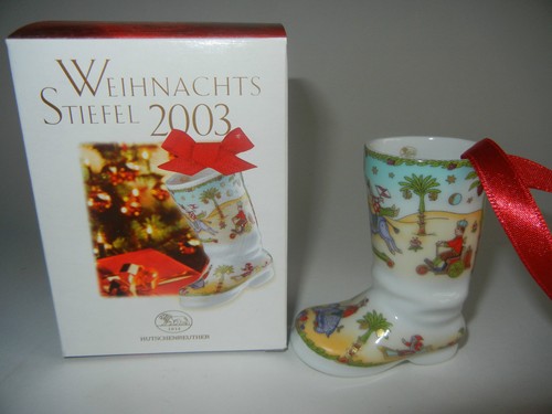 Hutschenreuther Christmas Boot Boots Year Edition 2000 To 2024 - Retail - Picture 5 of 28
