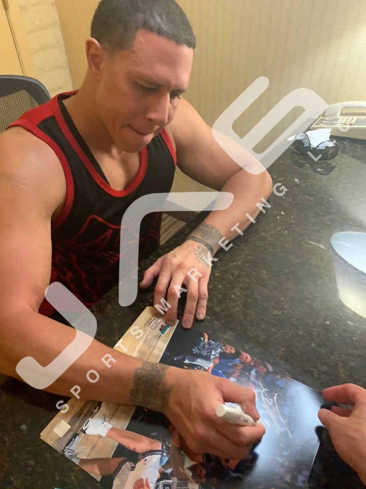 Foto autografiada firmada inscrita 11x14 de Mike Bibby NBA Sacramento Kings PSA Foto 2 de 2