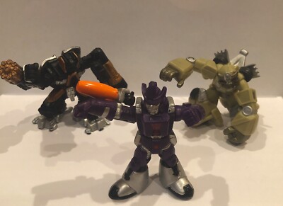 Transformers Robot Hero s. 3 Pc. Galvatron, Bonecrusher, Ironhide. Hasbro 2007