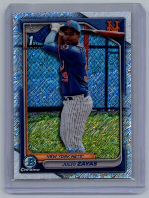 2024 Bowman Chrome Julio Zaya Shimmer Refractor #BCP-162