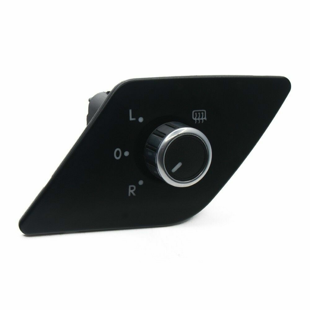 Chrome Side Mirror Switch Knob W/Heat 16D959565 For VW Jetta MK6 5C7959565J 10P