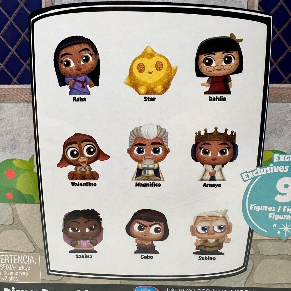 Disney Doorables WISH Set of 9 Exclusive Figures ASHA STAR DAHLIA VALENTINO NEW thumbnail 8