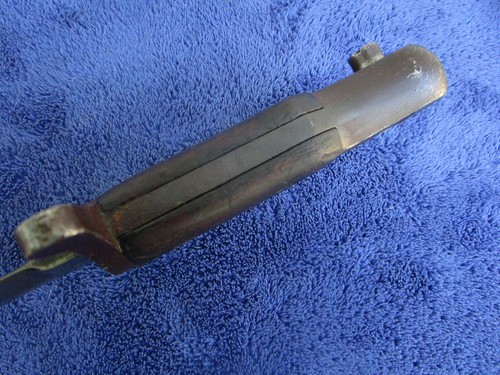 ORIGINAL US WW1 M1908 BAYONET CANADA MADE BY ROSS RIFLE AND SCABBARD WITH FROG - 第 11/20 張圖片