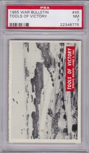 Details About 1965 War Bulletin 45 Tools Of Victory Psa 7 Nm Omaha Beach June 9 1944