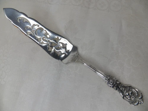 REED & BARTON FRANCIS 1ST STERLING SILVER JELLY ROLL SERVER 10" NO MONOGRAM