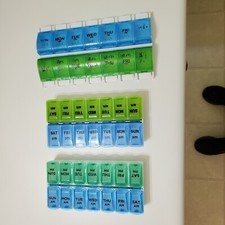 3 - Pill Organizer 7 day AM/PM