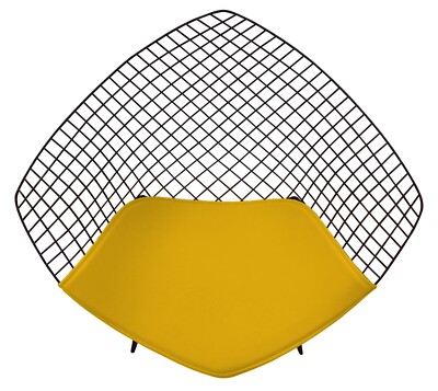 Extra Wide Bertoia Inspired Diamond Chair Replacement Cushion