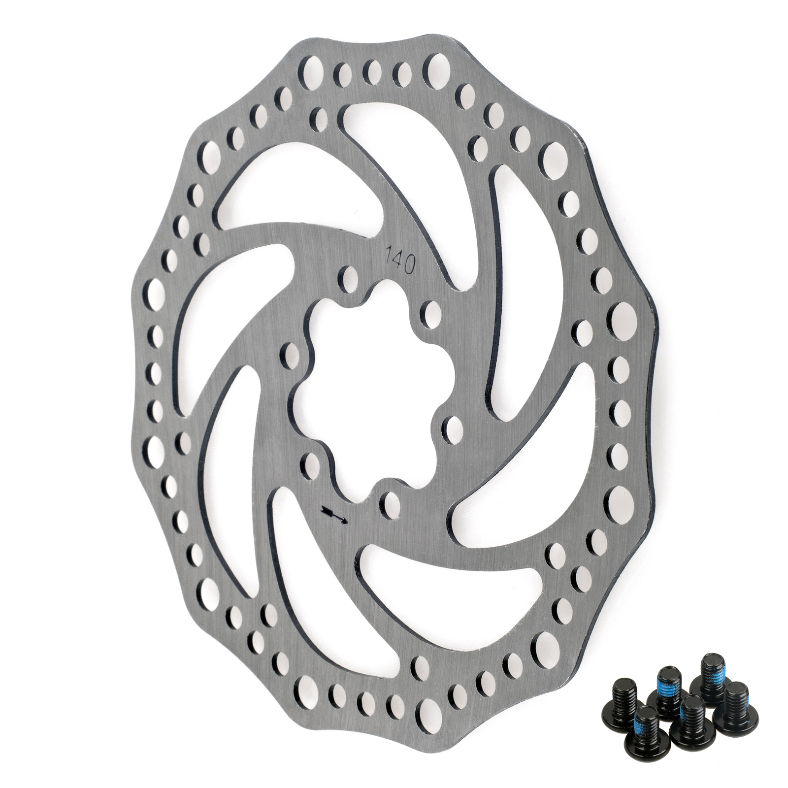 Тормозное устройство Fahrrad 140 мм 2 Stck Edelstahl 6- Loch Universell Fahrrad MTB BMX 3090₽