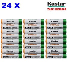 AAA 24-Pack Ni-MH 1000mAh High-Capacity Rechargeable Batteries Pre-charged