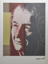 Andy Warhol Signed Lithograph - Golda Meir - Certificate Leo Castelli
