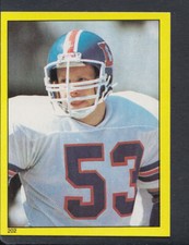 Topps 1982 American Football Sticker No 202 -Randy Gradishar,Denver Broncos(T92)