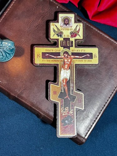 Kirchenkreuz, Holzkreuz, Kreuz des Herrn Jesus Christus, christliches Kreuz 4x8 Zoll - Bild 6 von 9