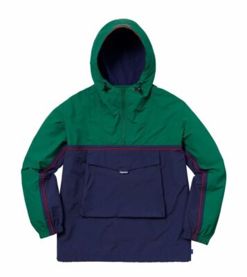 green pullover jacket
