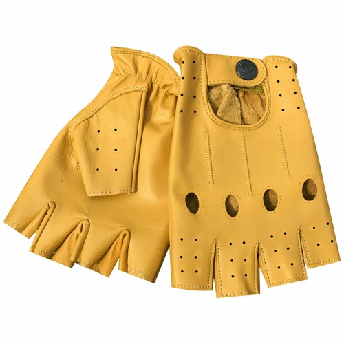 PSS Hombre Medio Dedo Cuero Conducción Ciclismo Exterior Verano Guantes Mitones 309 - Imagen 36 de 58