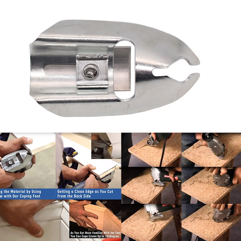 Universal Jigsaw Compatible Coping Foot High Efficiency Woodworking Saw Parts