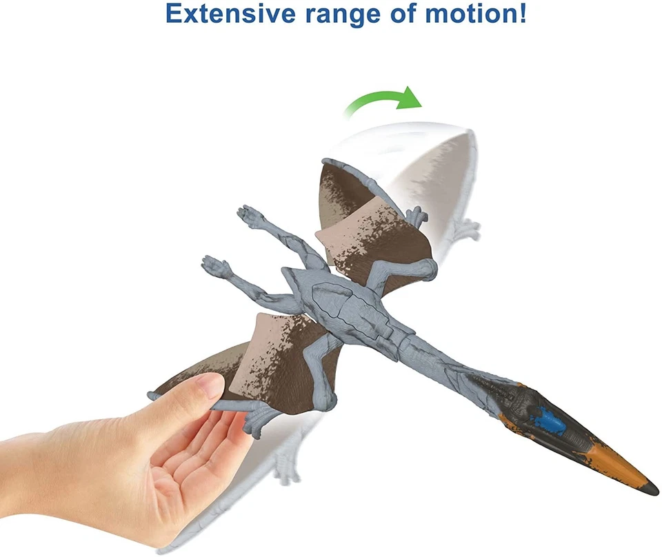 MoM Jurassic World Quetzalcoatlus Dinosaur Action Figure Dino Kids Toy Rare Foto 4 de 4