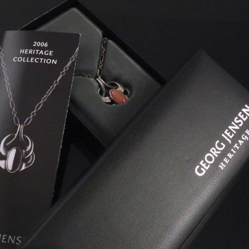 Georg Jensen Pendant Of The Year 2006 with Moonstone - HERITAGE COLLECTION - Picture 3 of 6