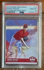 2018 Panini Diamond Kings 73 Shohei Ohtani Pitching/No Pinstripe PSA 10 Gem Mint