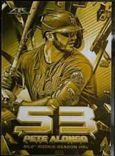 2020 Topps Fire - Shattering Stats Gold Minted Baseball Pete Alonso #SS-1 NM