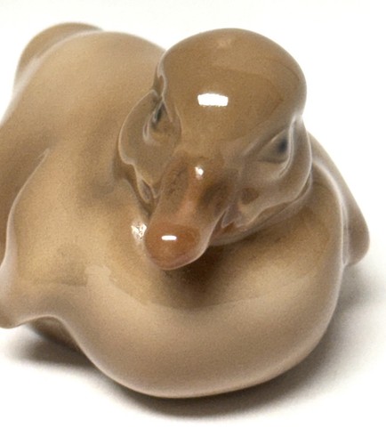 Vtg Bing & Grondahl Porcelain Brown Duckling #1548 B&G Denmark Danish Duck 70's - Picture 2 of 7