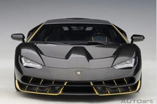 AUTOart Lamborghini Centenario Carbon Black Yellow 1/18 Composite Model
