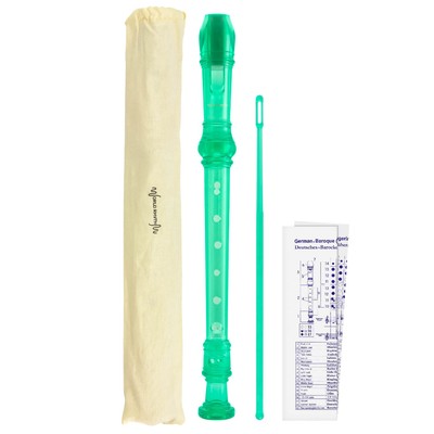 Descant Recorder - Green School Recorder von World Rhythm