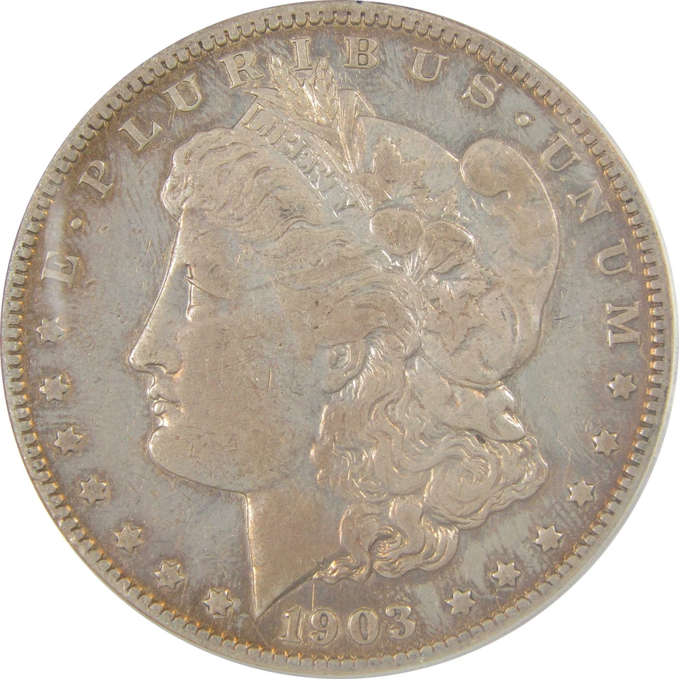 1903 S Morgan Dollar VF 30 Details ANACS Silver $1 Coin SKU:I21747 - Image 3 of 4