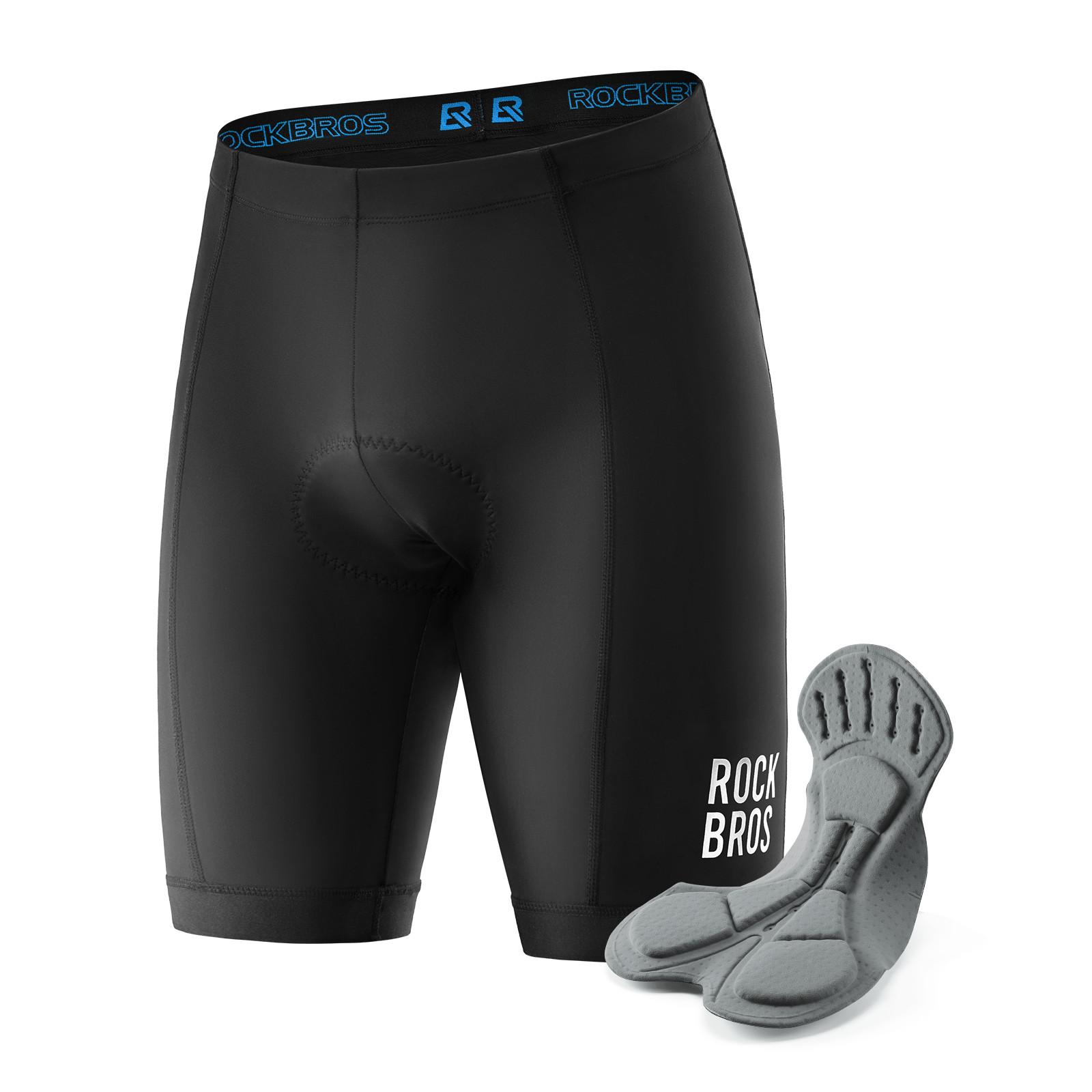 ROCKBROS Kurz Fahrradhose Herren Gepolstert Radlerhose Atmungsaktiv Radunterhose 7890₽