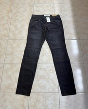 H M L.O.G.G. Slim Fit Pants Charcoal Corduroy Women's size 10 NWT 35