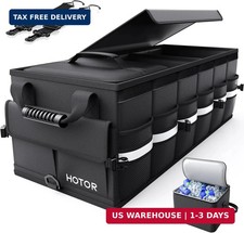 HOTOR Trunk Organizer - Car Organizers for SUV with Removable Cooler Bag