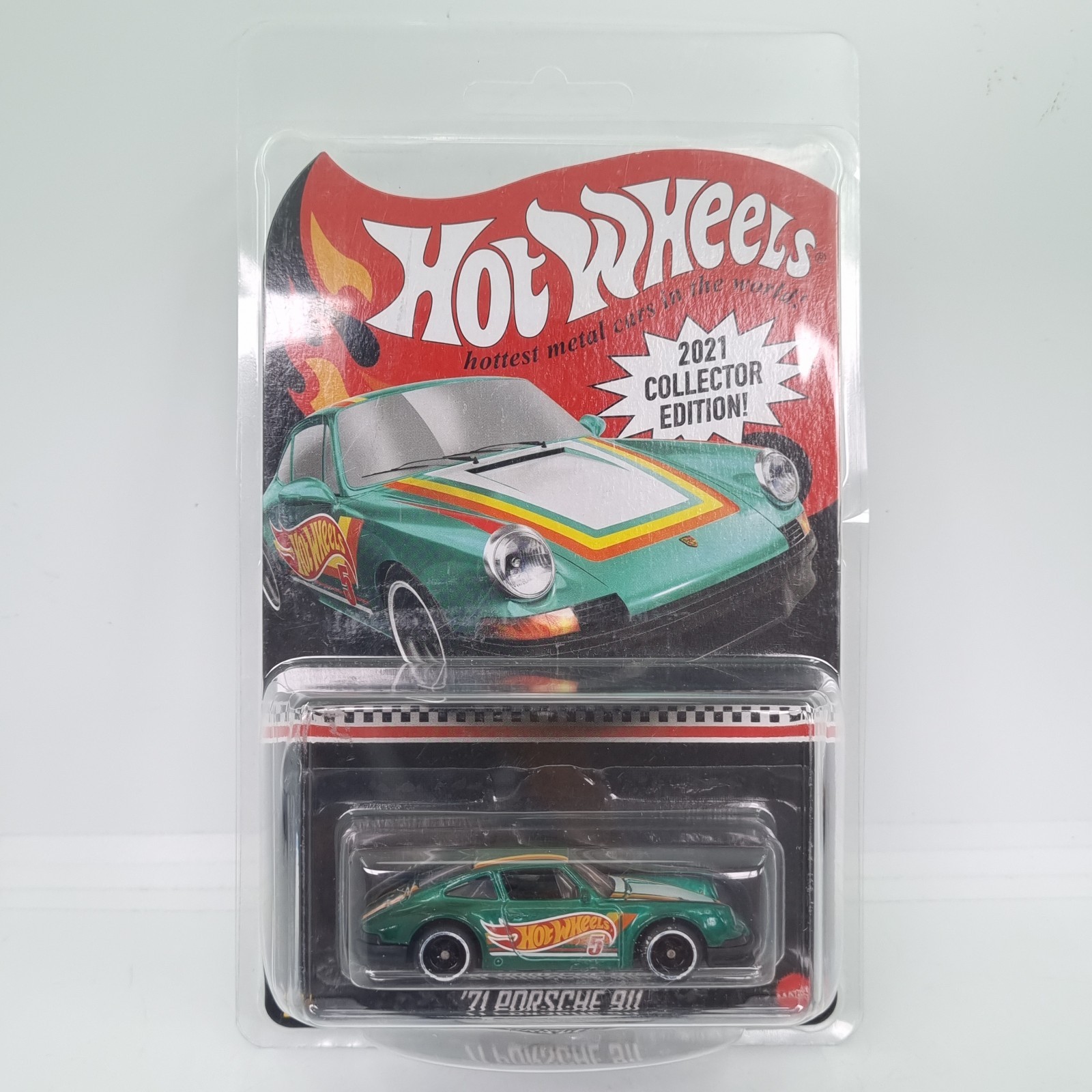 Hot Wheels 2021 Collector Edition '71 Porsche 911 Mail In W/ Protector