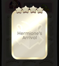 Hermione's Arrival        Monopoly sticker    Set 22-3