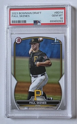 PAUL SKENES 2023 Bowman #BD-14 1st Bowman PSA 10 -Pittsburgh Pirates