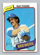 1980 Topps #327 Ray Fosse Very Good