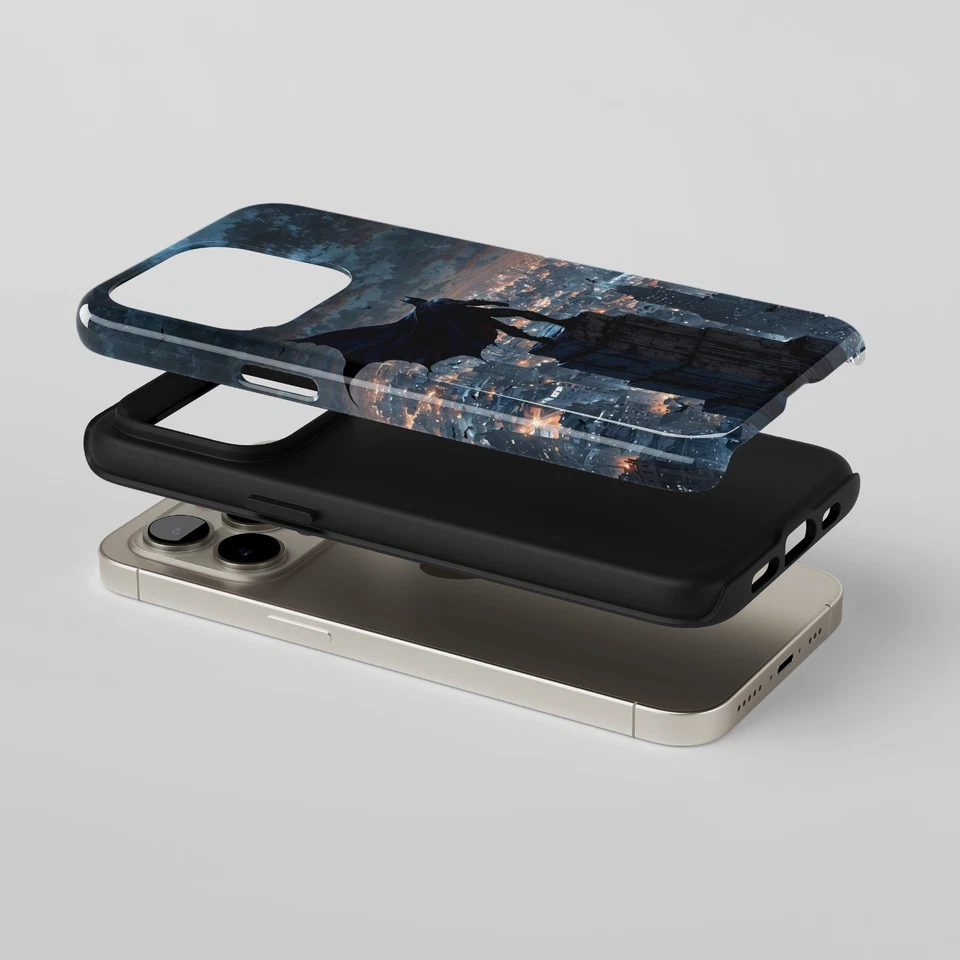 Funda resistente Batman Super Hero iPhone MagSafe para Apple iPhone serie 14-16 Foto 3 de 4