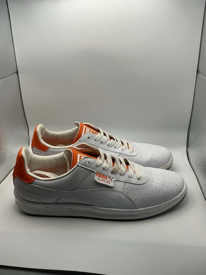 Puma Hombre G Vilas Blanco Y Naranja Talla 11.5 0230 Foto 2 de 4
