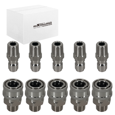 #ad 3 8in Quick Connect NPT Adapter Pressure Washer Fitting Coupler Stainless Steel $33.10