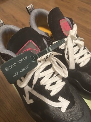 Off-White Odsy x Nike Sneaker with Zip Tie and Arrow Design